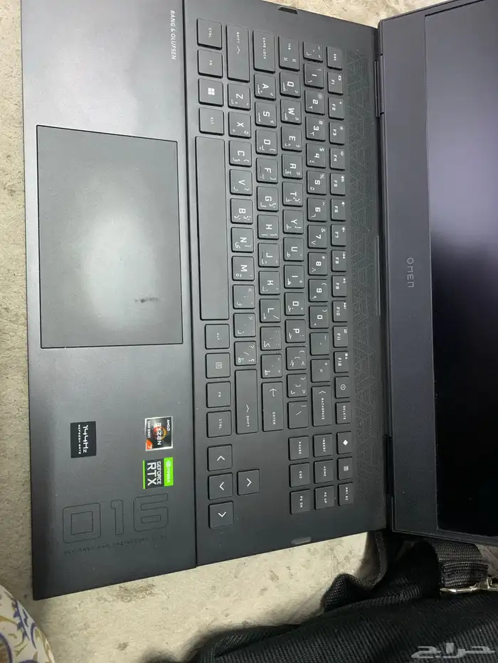 لاب توب hp omen 16 قيمنق مع ماوس جلوريوس 1