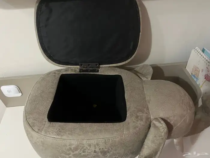 اكسسوارات غرفة وحدة ادراج وكرسي شكل فيل وسلة قماشية 5