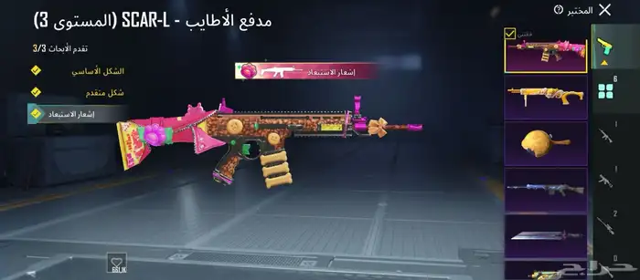 حساب ببجي 3