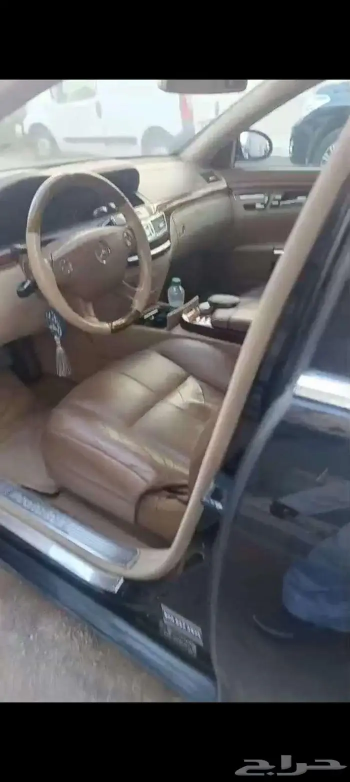 مرسيدس SL350 موديل 2006 لون أسود نظيف جدا فل 4