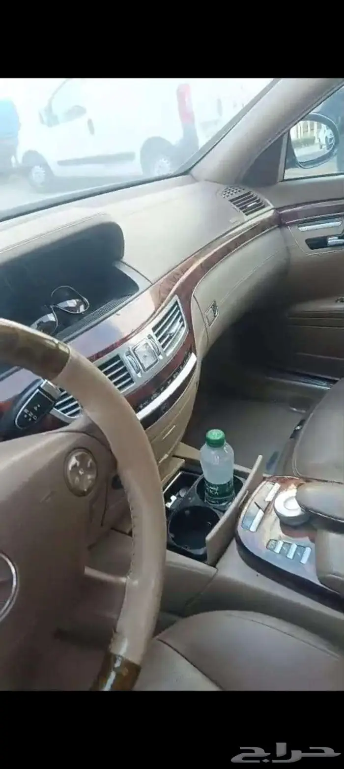 مرسيدس SL350 موديل 2006 لون أسود نظيف جدا فل 6