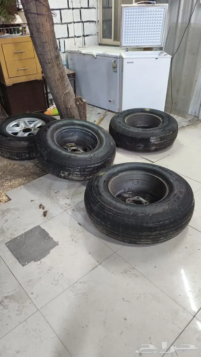 جنوط ديازل مقاس 17 اصلي شرط مع كفرات بالون 1
