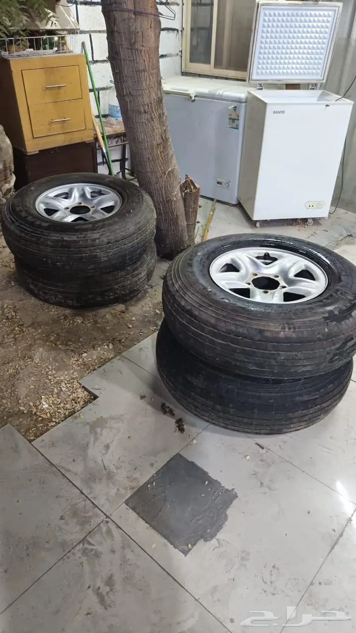 جنوط ديازل مقاس 17 اصلي شرط مع كفرات بالون 0