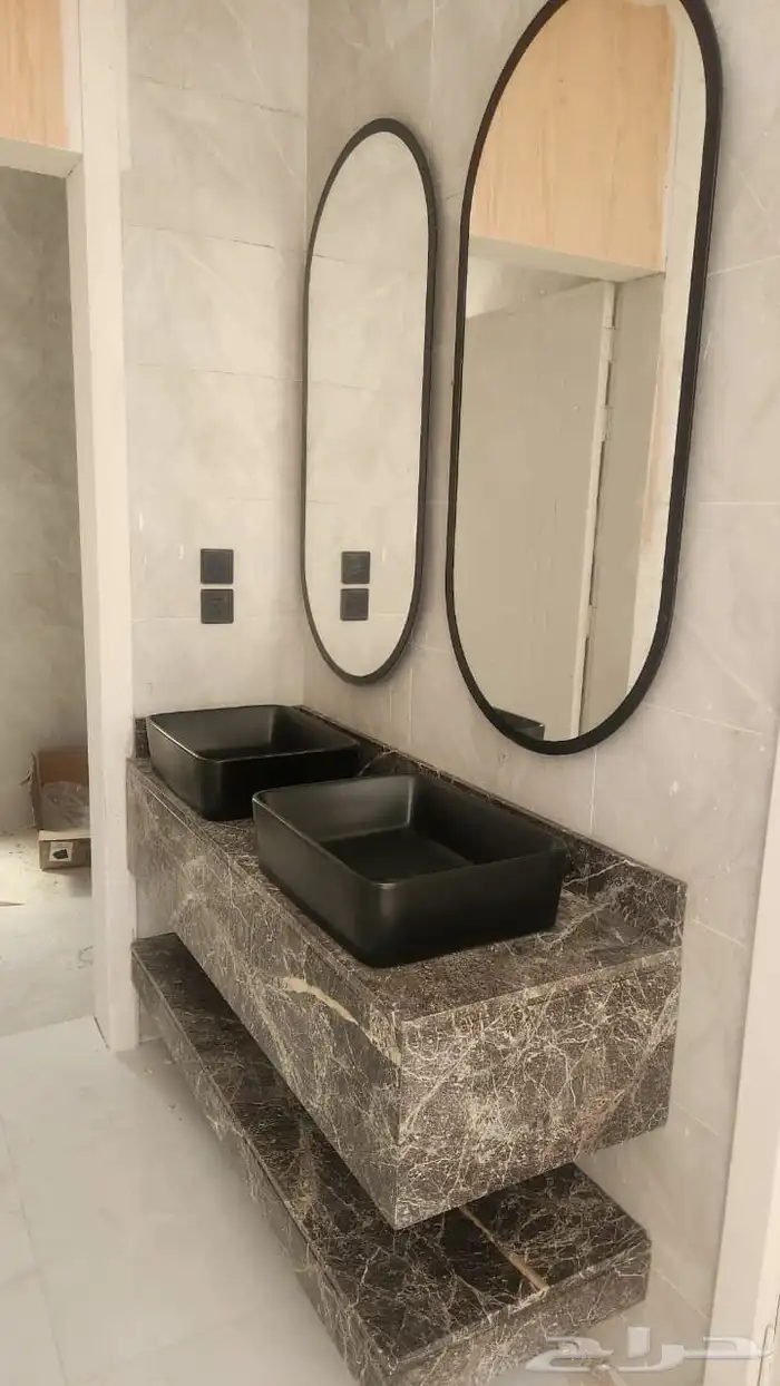 تفاصيل مغاسل ورخام طبيعي 23