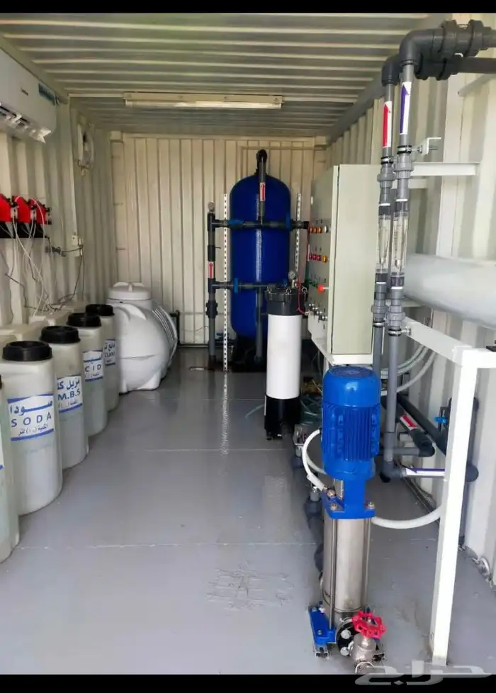 محطات تحلية مياه وتجهيز محلات والمصانع ومعالجة 3