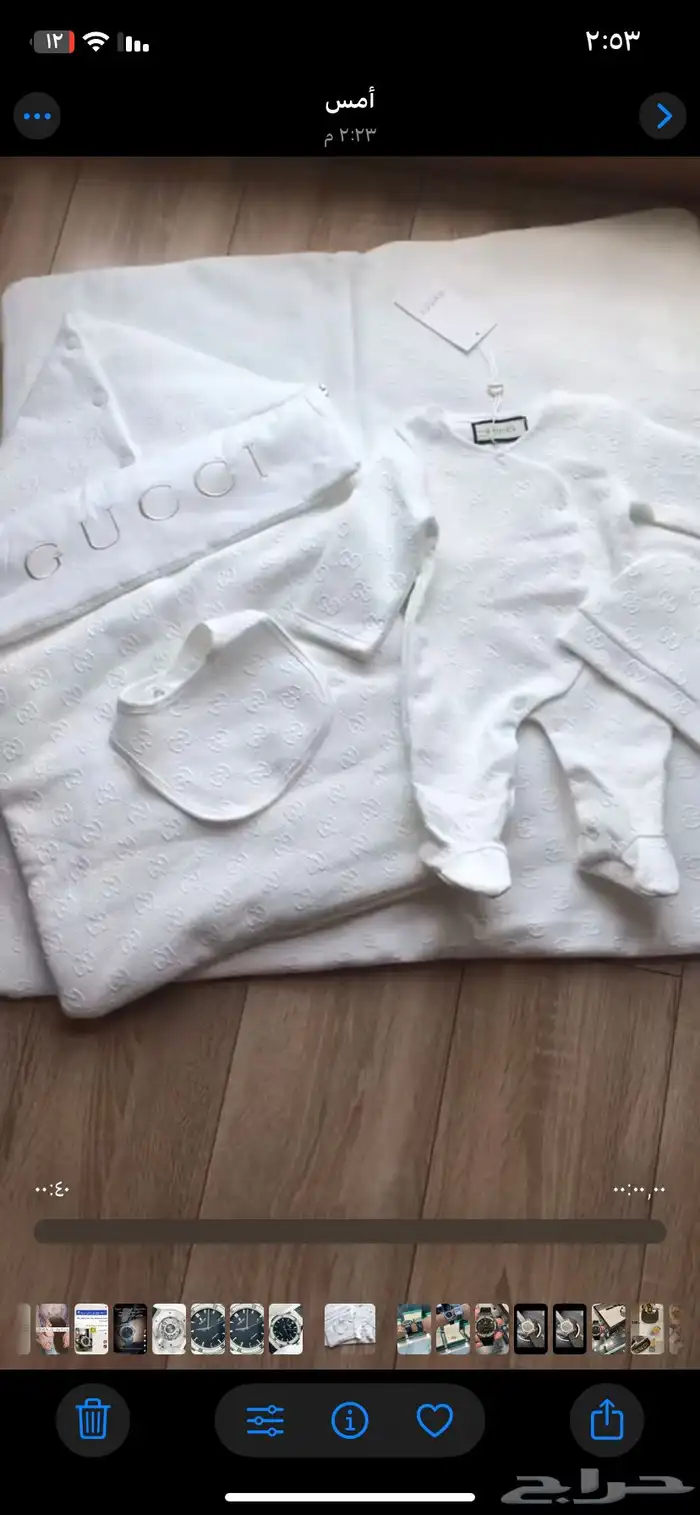 ملابس مواليد مدسات وأطقم مواليد 8