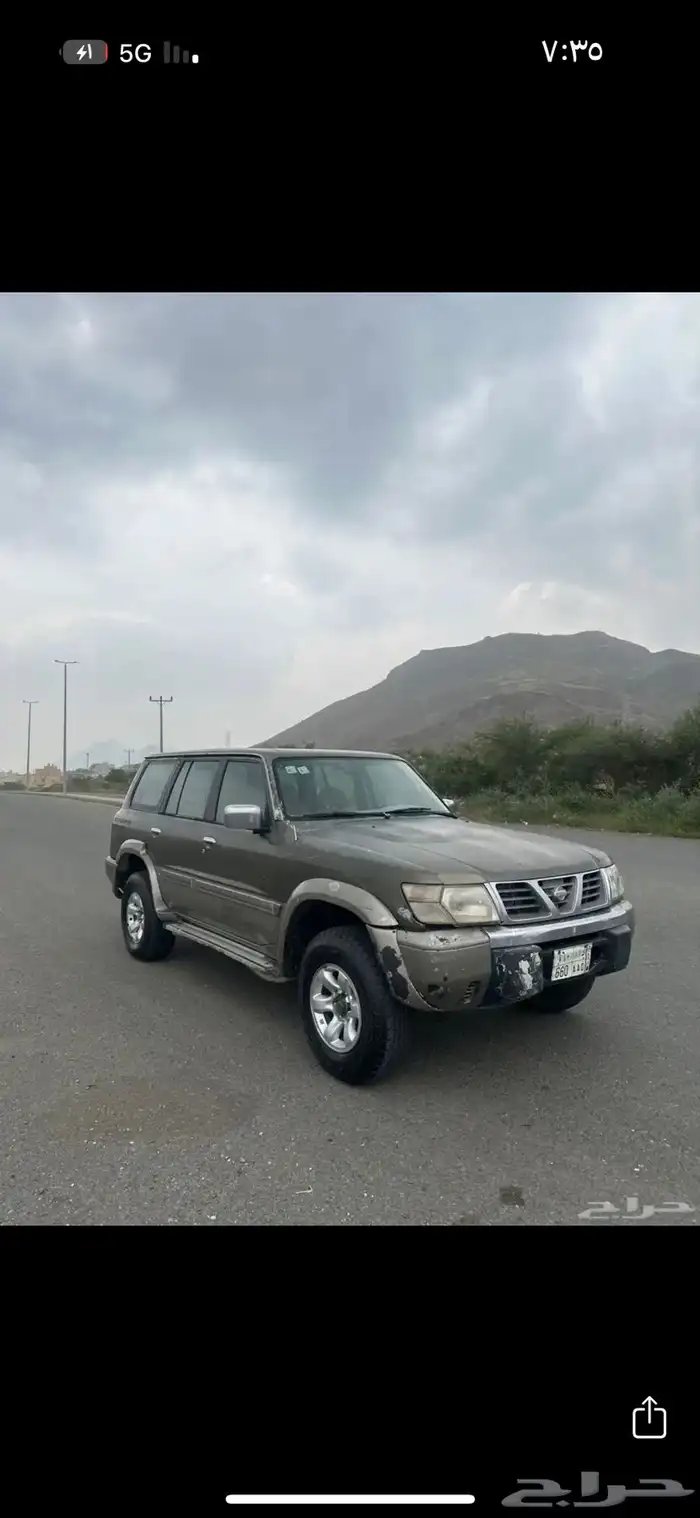للبيع باترول نيسان فل كامل مع للوحه 2
