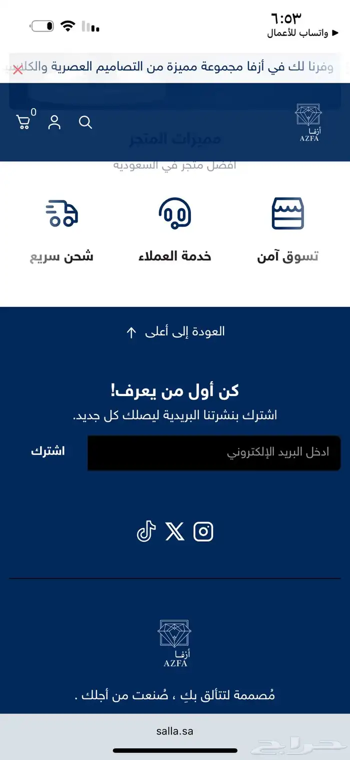 مصمم متاجر الكترونية على منصتي  زد وسلة 4