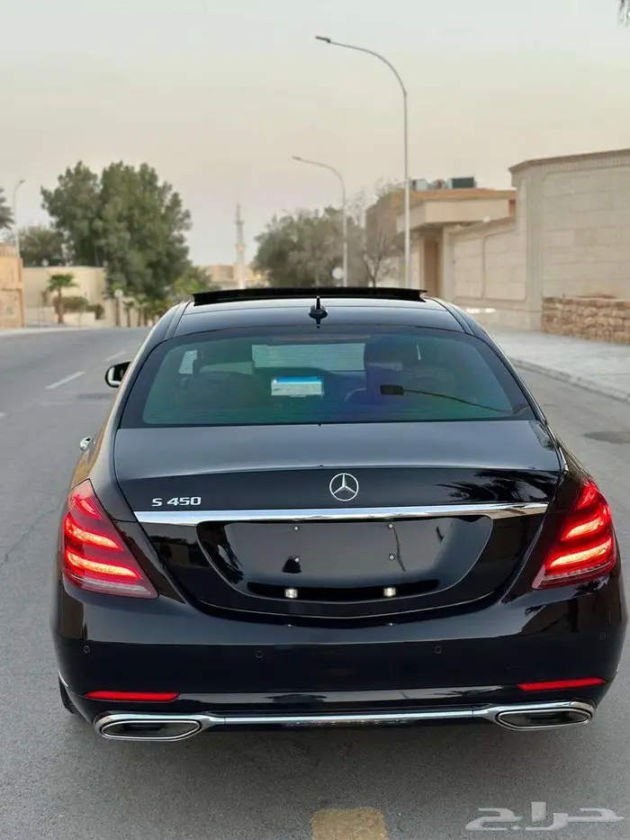 مرسيدس S450 أسود 2020 بدي وكالة عداد 80 ألف بحالة الوكالة. 9