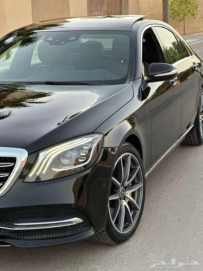مرسيدس S450 أسود 2020 بدي وكالة عداد 80 ألف بحالة الوكالة. 7