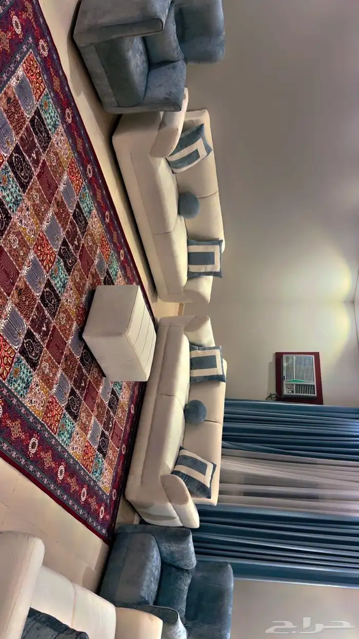 مؤسسة زهرة المكان تفصيل كنب وستائر تنورونا 1