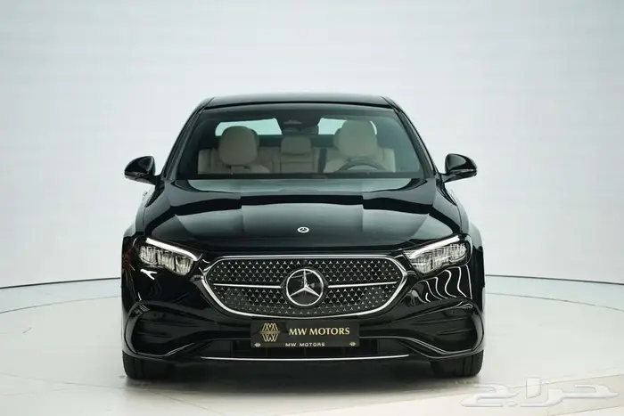 مرسيدس E 200 موديل 2026 أصفار خليجي أسود أبيض 1