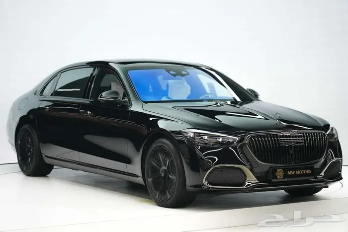 مرسيدس مايباخ S 580 موديل 2025 أصفار خليجي أسود أبيض 0