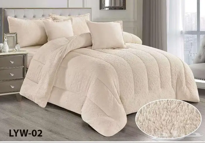 شتاء دافي عروض مفارش شتويه 41