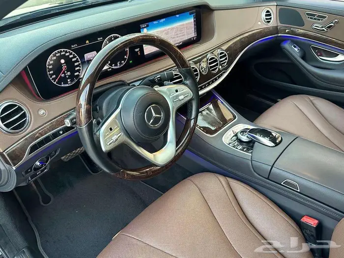 مرسيدس S450 أسود 2020 بدي وكالة عداد 80 ألف بحالة الوكالة. 26