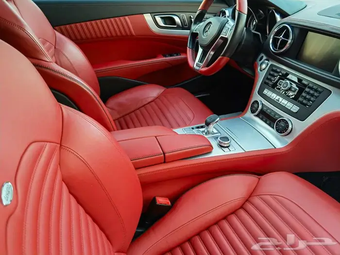 Mercedes SL550 كشف لون مميز من النوادر عالشرط 7