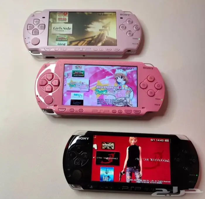 اجهزة PSP الوان باستيل 1