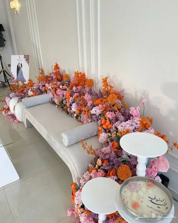 تنسيق مناسبات مداخل استقبال حسب التنسيق الزبون 3