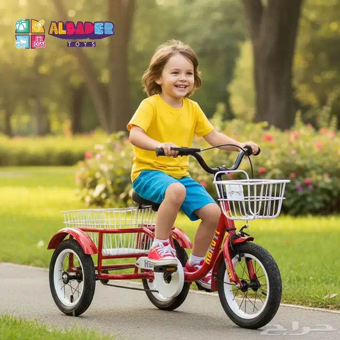 سيكل ريجشة 12 انش تصميم سلة خلفية - دراجة بسله خلفية مميزة 6