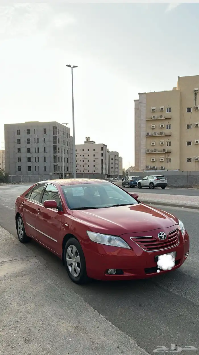 كامري 2007 استاندر لون احمر أساسي 3