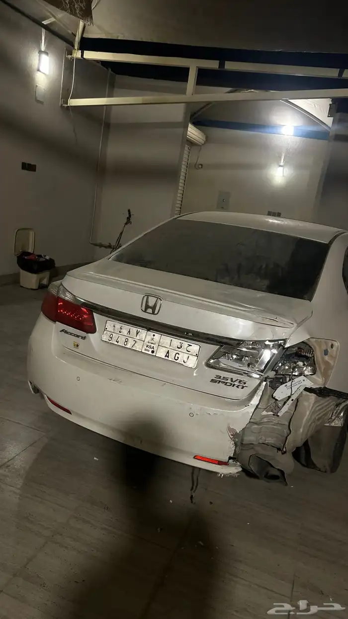 اكورد 2015 فل كامل سبورت v6 مصدومة 5