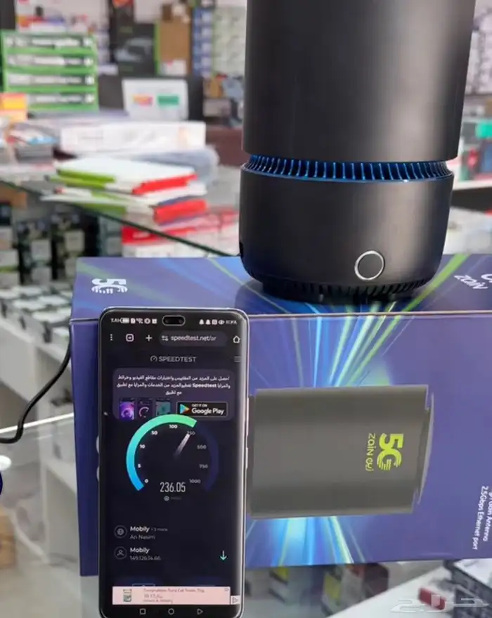 روتر زين 5G نت مفتوح _ متنقل توصيل مجاني 6