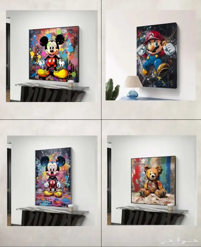 لوحات جدارية فنية 79