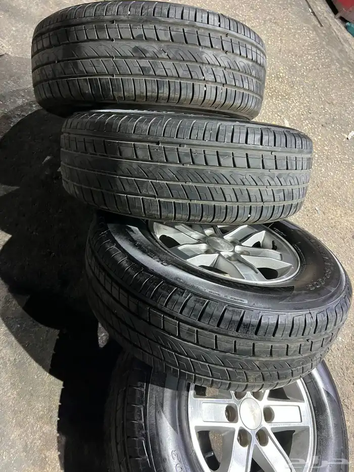 جنوط مساطر جمس اصلي وكاله  مع كفرات صيني 265.70.17 ت24 2