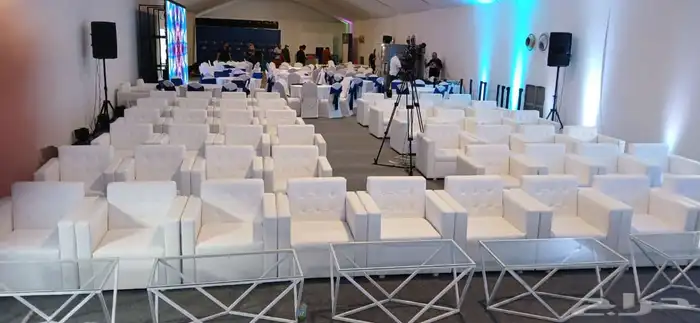 تأجير كراسي و طاولات و كنب ودفايات وكل م يخص حفلات 6