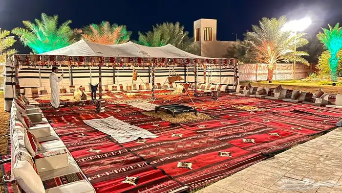 تاجير خيام شعبية بيوت شعر جلسات 12