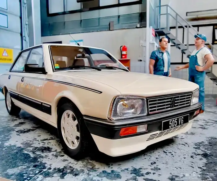 مجسم سيارة بيجو 505 طيارة اصلي من PEUGEOT 6