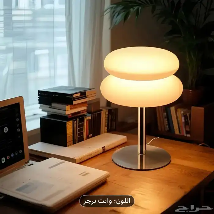 مصباح ارضي عصري _ مصباح USB فاخر بثلاثة ألوان مع إضاءة LED 6