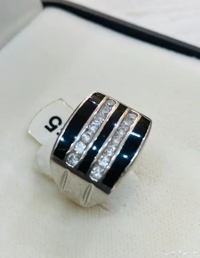 خاتم فضه عيار 925 موديل جديد 0