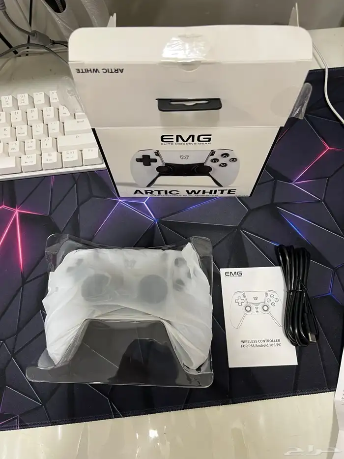 للبيع يد تحكم احترافية EMG Arctic White (جديدة بالكرتون) 4