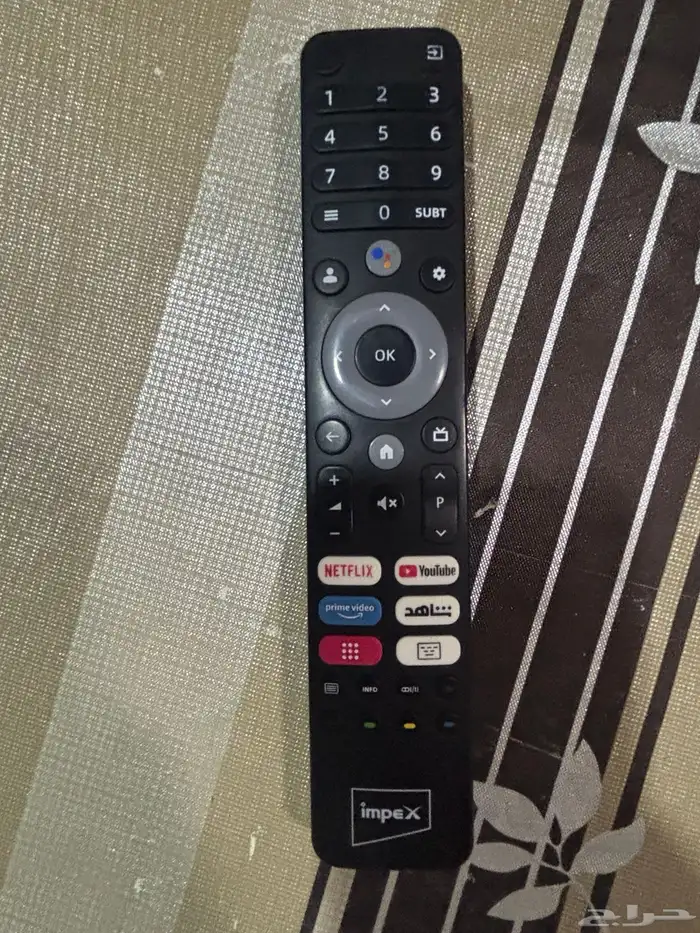شاشة تلفزيون امبيكس - 55 بوصة 4K سمارت UHD 1