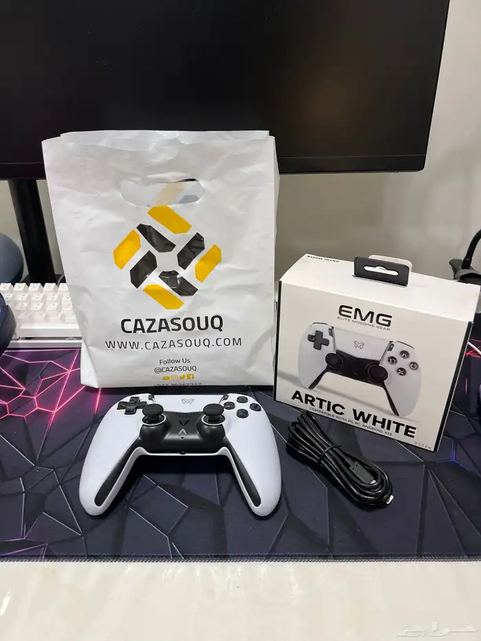 للبيع يد تحكم احترافية EMG Arctic White (جديدة بالكرتون) 2
