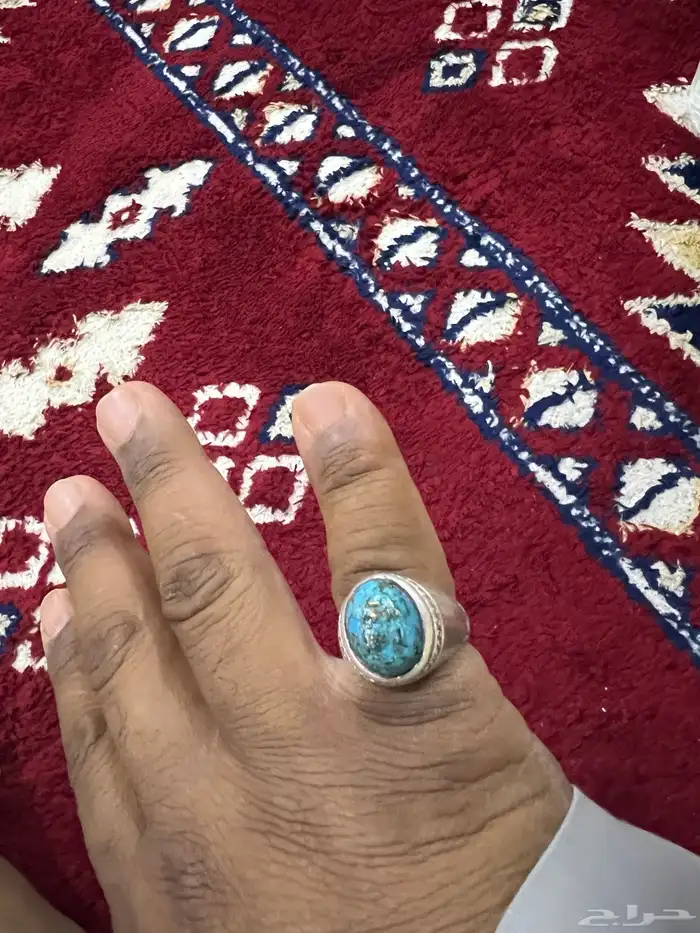 خاتم فضة رجالي 1