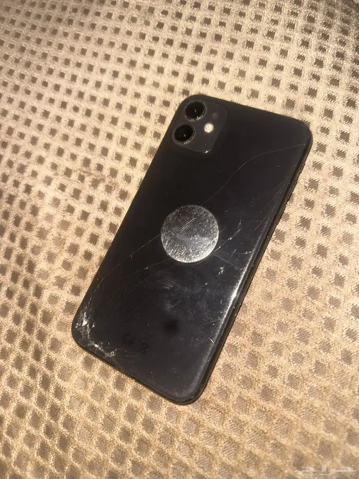 آيفون 11 عادي نسبة بطاريه 69 شاشته في شوي ضعف 2