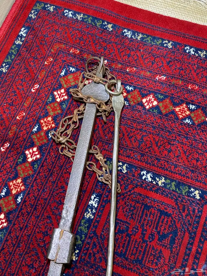 محماس قديم منقوش عليه ختم باز الله طرق يدوي 4