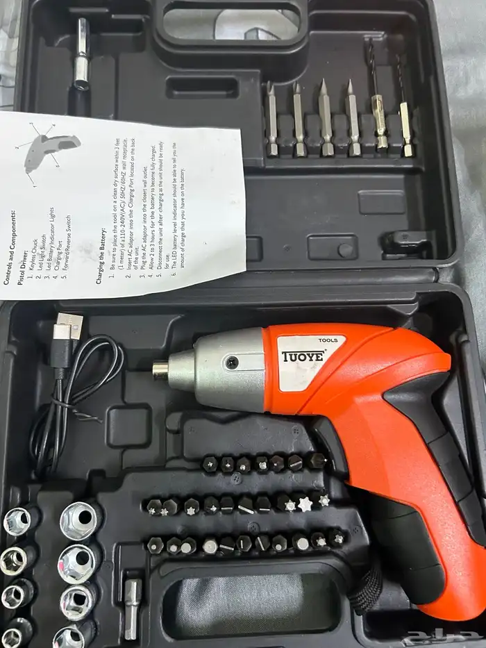 دريل مفك كهربائي لا سلكي 1