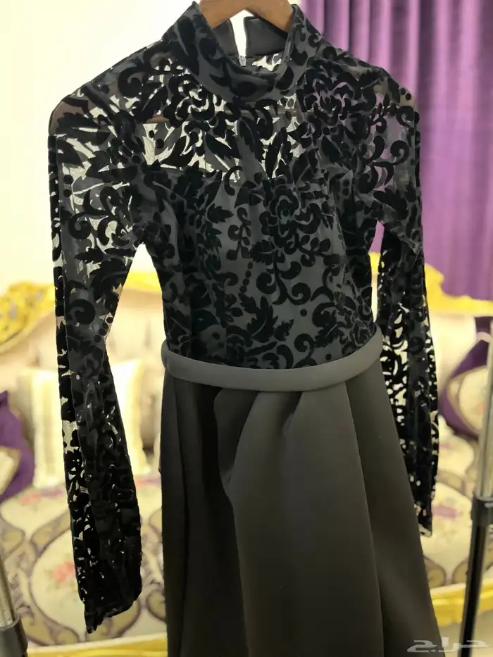 فستان سهرة لون اسود 2