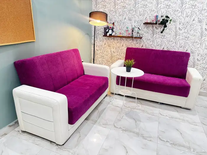 للبيع كنب قطعتين ب 400 1