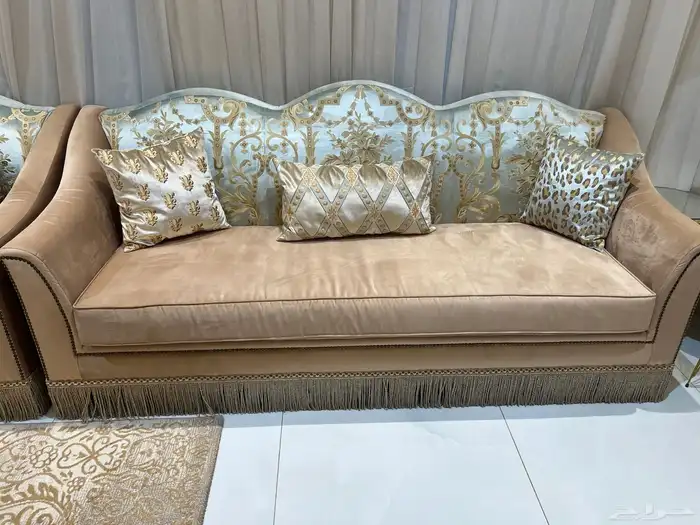 كنب 3 قطع يكفي عدد كبير عملي وجديد 1