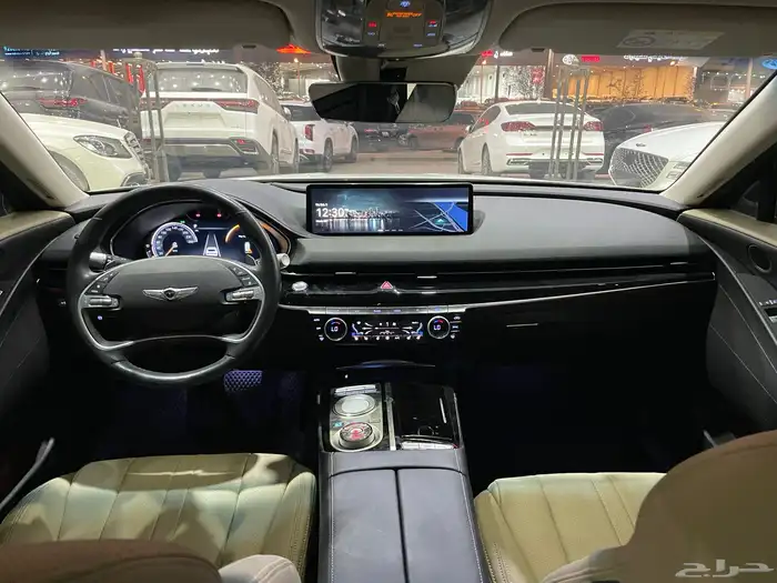 هونداي جينسس2021G80فل بدون فتحه داخلي بيج(بنزين)2.5LT 27