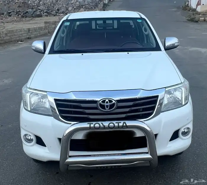 هايلوكس 2014 دبل سعودي شرط وكاله على الفحص 13