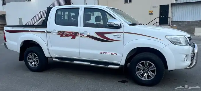 هايلوكس 2014 دبل سعودي شرط وكاله على الفحص 6