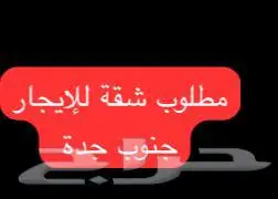 مطلوب شقة للإيجار جنوب جدة 0