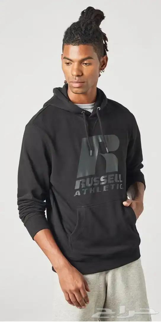 سويتشيرت Ruseel لون اسودامقاس لارج 0