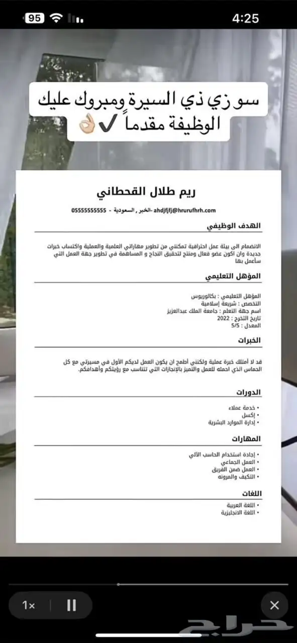 سي في احترافي 2