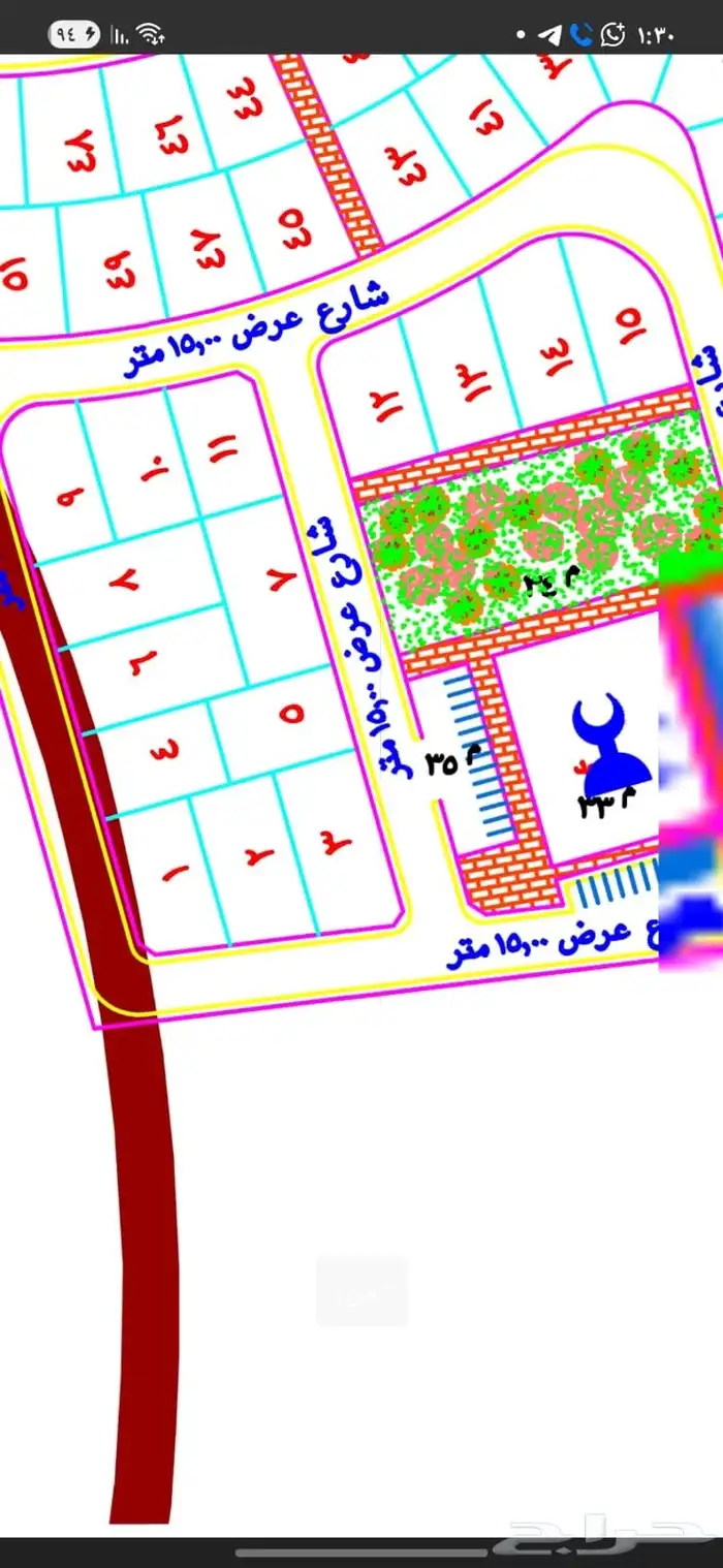عرض مغري قطعة أرض للبيع 1